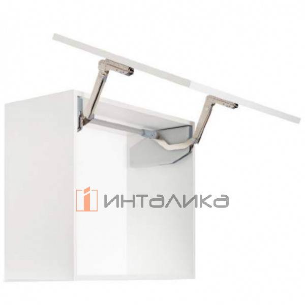 Комплект откидного подъемного механизма KESSEBOHMER Free Swing S7sw, для деревянных фасадов, белый – 3