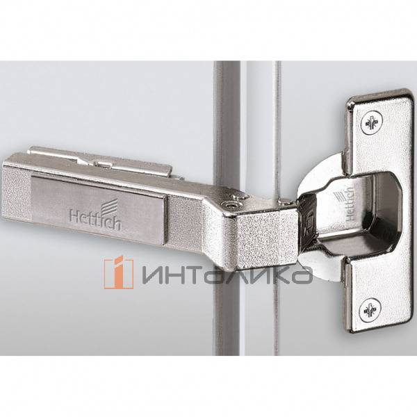 Петля HETTICH Intermat 9936 W45  (B-17) 95°, угловая, для дверей 14-32 мм, вкладная, Ø35, под саморезы, (V50), никель l 73932 l – 3