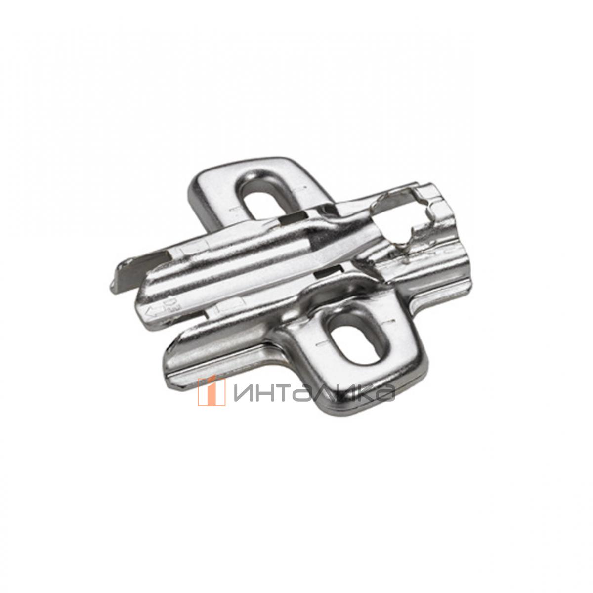 Монтажная планка крестообразная HETTICH System 8099 для Sensys / Intermat, LR37, D5, под прикручивание