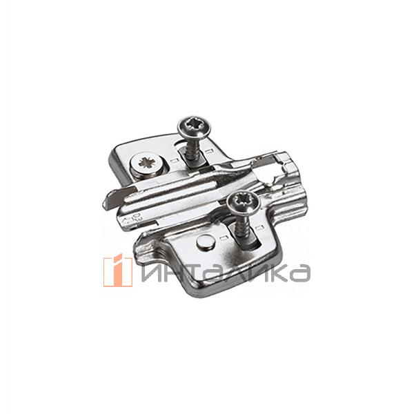 Монтажная планка крестообразная System 8099 HETTICH* Direct для Sensys / Intermat, LR37, D5, со штифтами и специальными винтами, с эксцентриком – 1