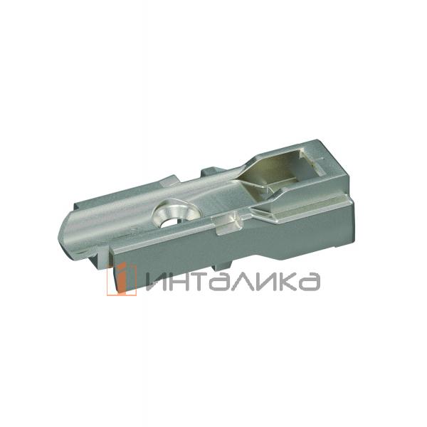 Параллельный адаптер монтажных планок HETTICH, D8, цинковое литье, никель – 1