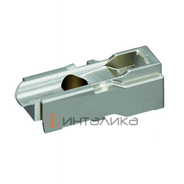 Параллельный адаптер монтажных планок HETTICH, D12, цинковое литье, никель – 1