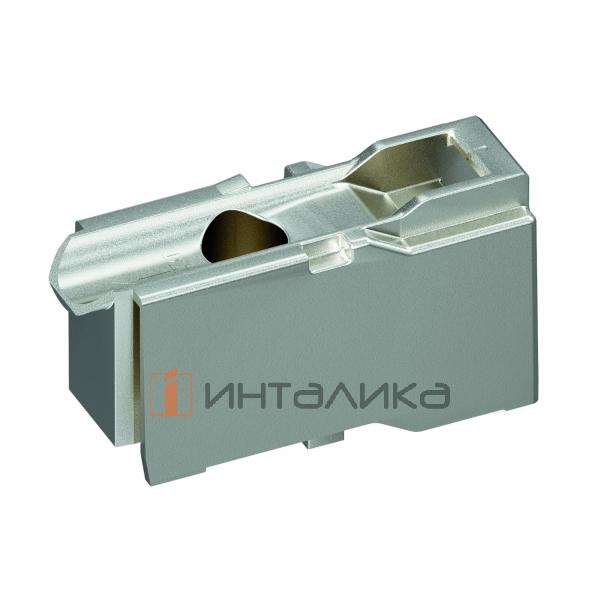 Параллельный адаптер монтажных планок HETTICH, D22, цинковое литье, никель – 1