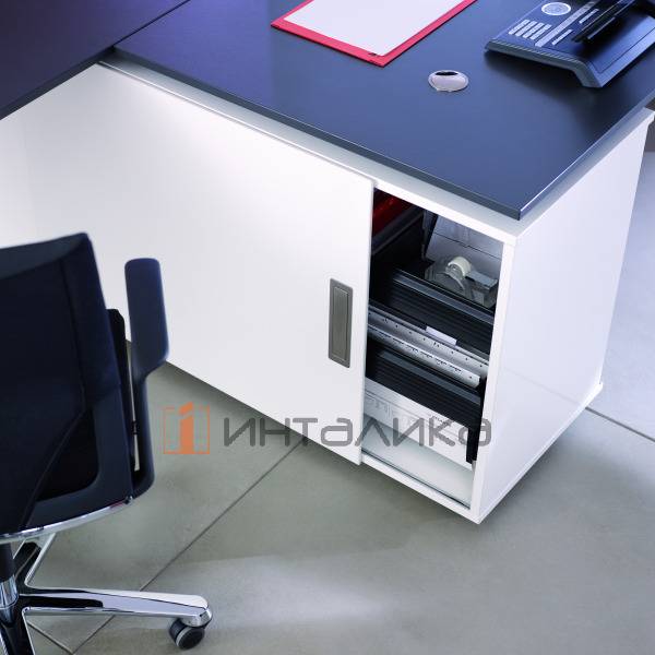 Система HETTICH SysLine S для 2 дверей с демпфером Silent System, B 410-1000мм I H до 1500мм I T 16-19мм I G 15кг профиль под прикручивание – 7