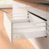 Превью Фасадный ящик с двойным релингом HETTICH InnoTech Atira Quadro V6 Silent System полное выдвижение, H176, NL520, G30кг, под саморез, белый – 1
