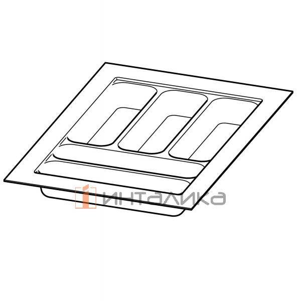 Организация HETTICH OrgaTray 440 для ящиков InnoTech Atira | AvanTech You | ArciTech, B301-350, T441-520, H55, пластик, серебристый – 1