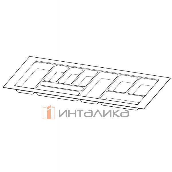 Организация HETTICH OrgaTray 440 для ящиков InnoTech Atira | AvanTech You | ArciTech, B901-1000, T441-520, H55, пластик, серебристый – 1