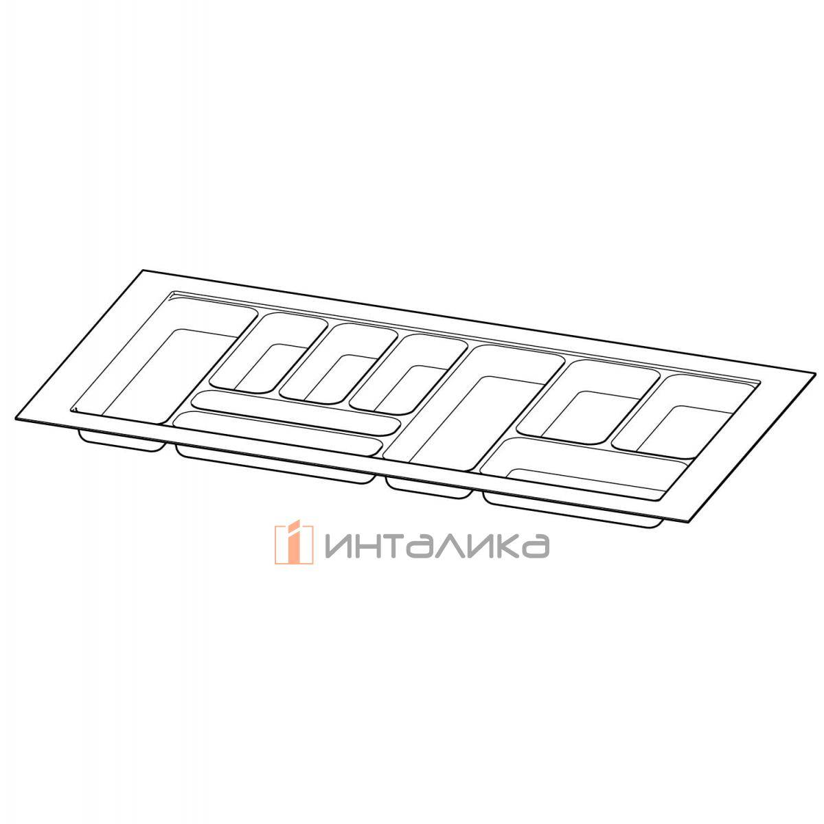 Организация HETTICH OrgaTray 440 для ящиков InnoTech Atira | AvanTech You | ArciTech, B901-1000, T441-520, H55, пластик, белый
