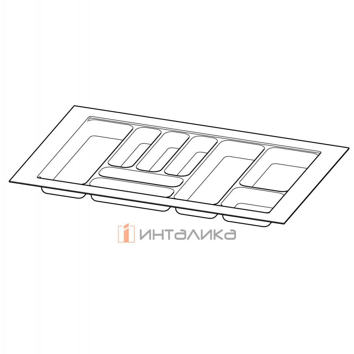 Организация HETTICH OrgaTray 440 для ящиковInnoTech Atira | AvanTech You | ArciTech, B701-800, T441-520, H55, пластик, антрацит