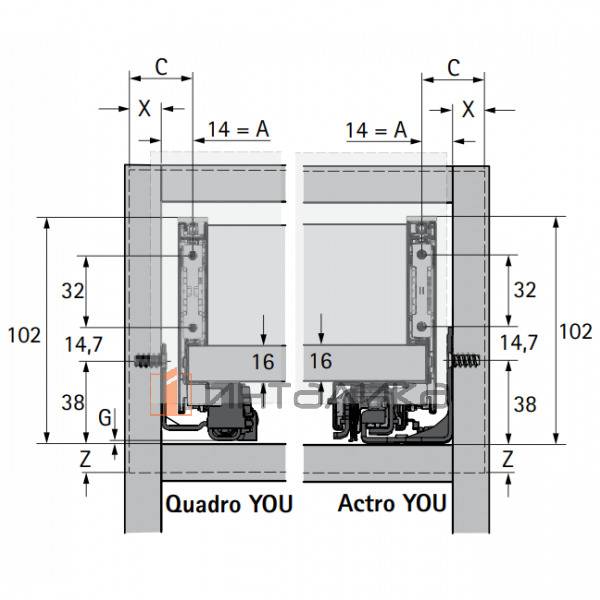 Сверлильный шаблон HETTICH Practica, для передней панели InnoTech, I 13392 I – 2