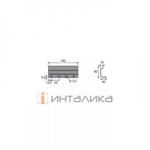 Угол для задней стенки HETTICH* InnoTech для системы Easys, 16 мм – 2