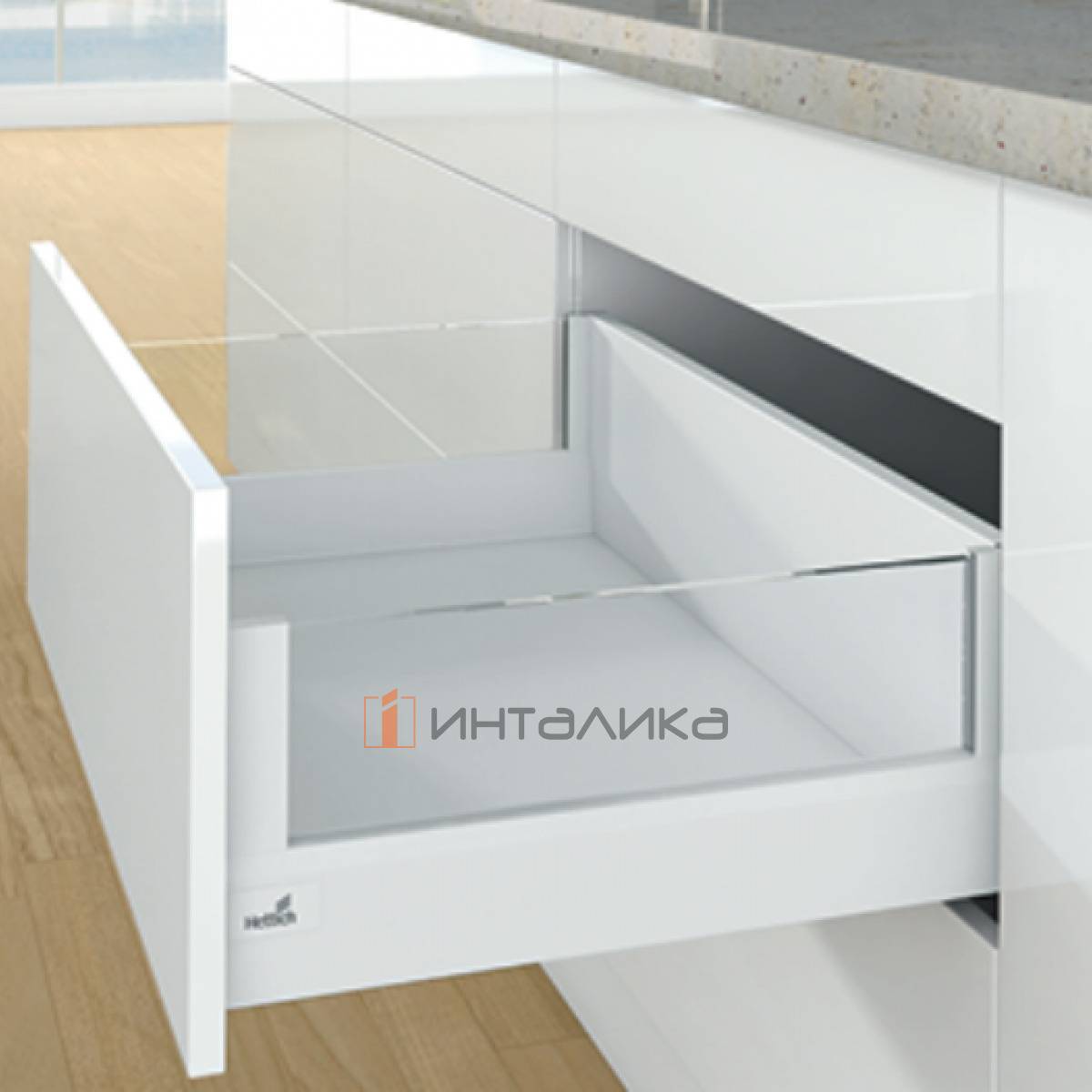 Комплект HETTICH ArciTech P2O S, H218 / 94 с DESIGNSIDE, NL300, 8-20, белый