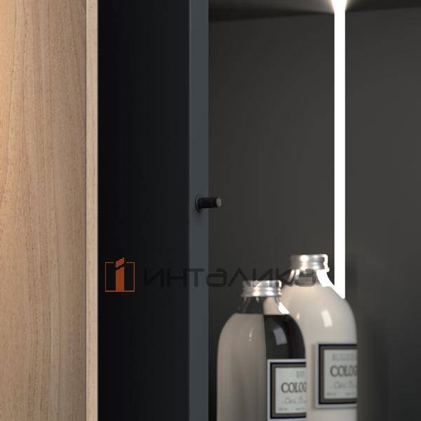 K-PUSH TECH 14 мм врезной с магнитом, антрацит – 2