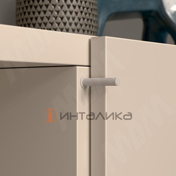 K-PUSH TECH толкатель 37 мм врезной с рез. демпфером, серый – 2