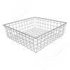 Превью Корзина сетчатая, 500х500х190 мм, металлик серебристый – 2