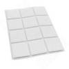 Превью Подпятник самоклеящийся квадратный 20X20мм, белый, 40 шт. – 1