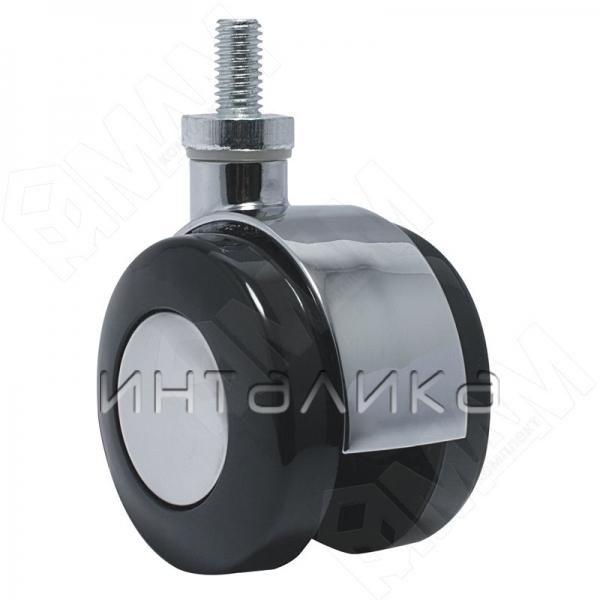 Опора двухколесная с винтом M10, D50 мм, без стопора – 2