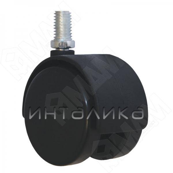 Опора двухколесная с винтом M8, D40 мм, без стопора – 2