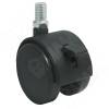 Превью Опора двухколесная с винтом M8, D40 мм, со стопором – 2