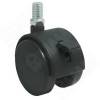 Превью Опора двухколесная с винтом M8, D40 мм, со стопором – 1