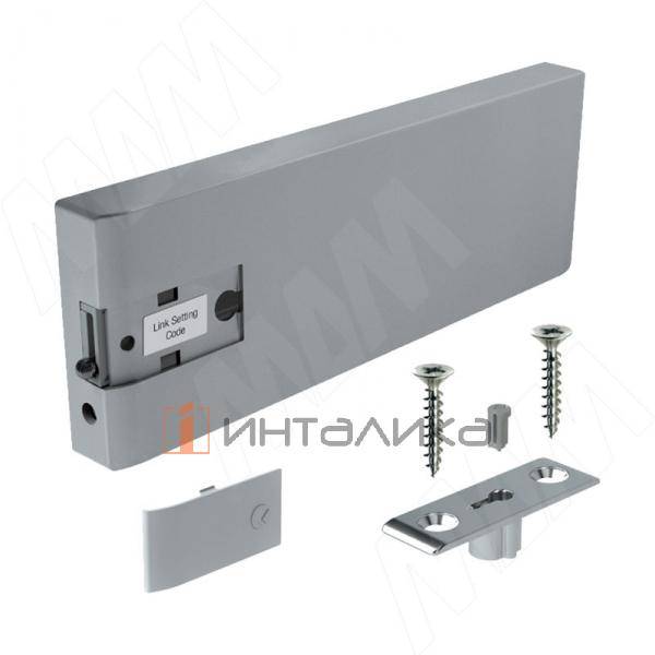 LINK Механизм для открывания фасада вниз AL280, серебро – 2