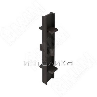 Соединитель 180 градусов (высота 100), черный