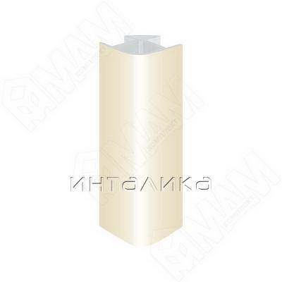 Уголок 90 градусов универсальный (высота 100), ваниль – 1