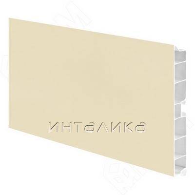 Цоколь пластиковый (высота 100, длина 4000 мм), ваниль – 1