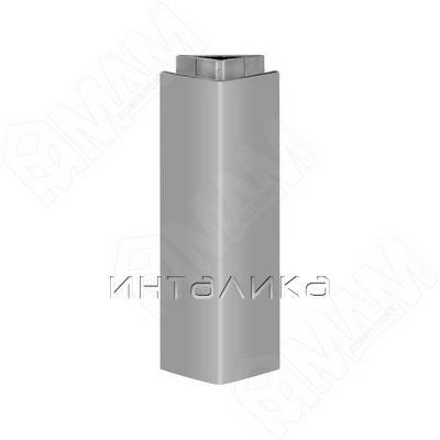 Уголок 135 градусов (высота 100), алюминий матовый