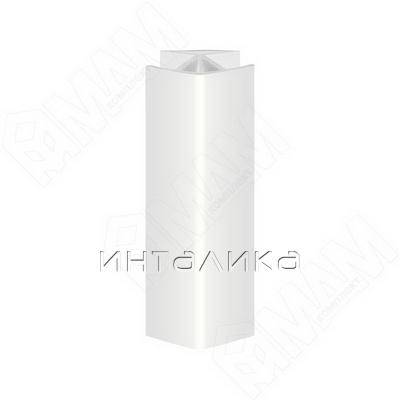 Уголок 135 градусов (высота 100), белый глянец