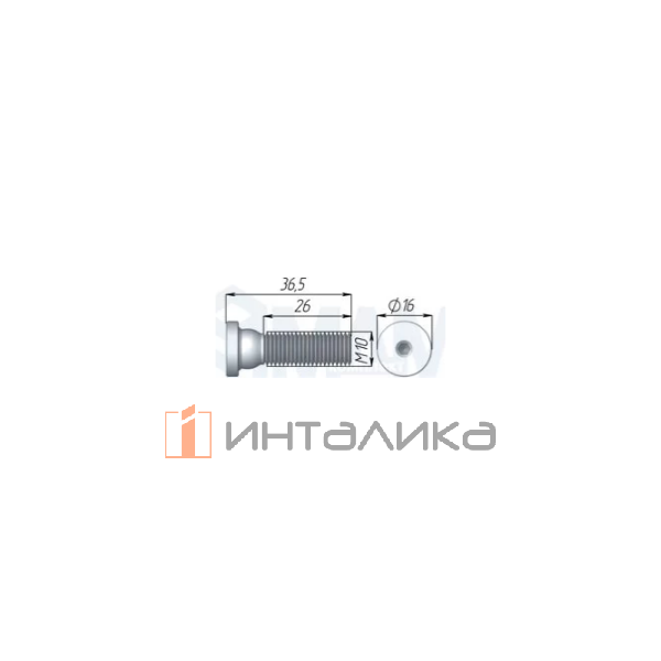 Винт крепежный для пластиковой ножки