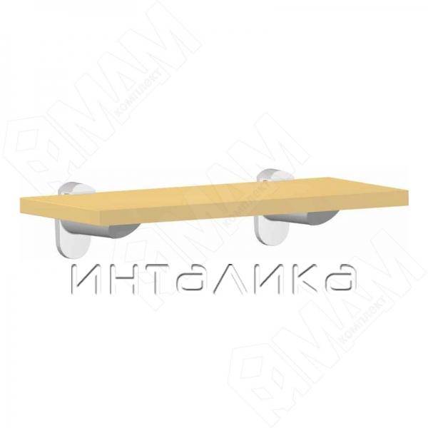 KAIMAN Менсолодержатель для деревянных и стеклянных полок 7 - 41 мм, хром матовый (2 шт.) – 5