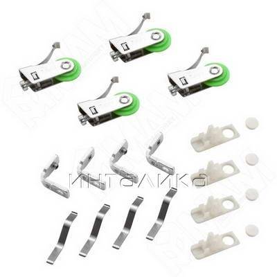 MiniShop комплект роликов для одной двери без вертикального профиля