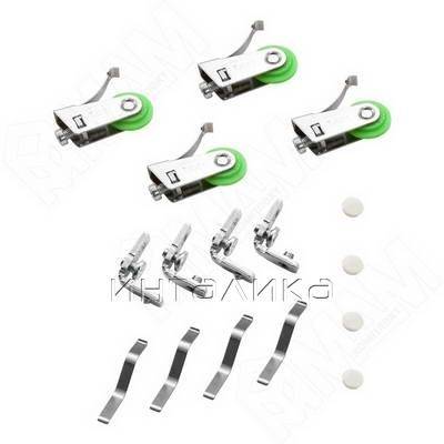 MiniShop комплект роликов для одной двери с вертикальным профилем