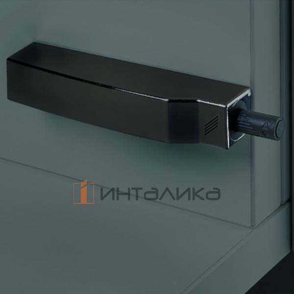 Адаптер HETTICH Design для механизмов P2O Magnet и P2O Pin, под прикручивание, черный обсидиан – 2