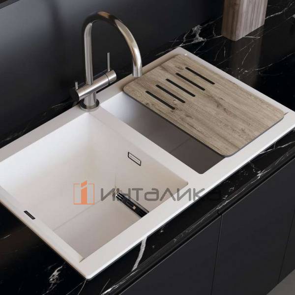 Смеситель Omoikiri YAMADA однорычажный, с выводом для питьевой воды, шампань – 4