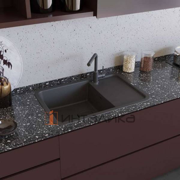 Смеситель Omoikiri NAKAGAWA однорычажный, графит – 3