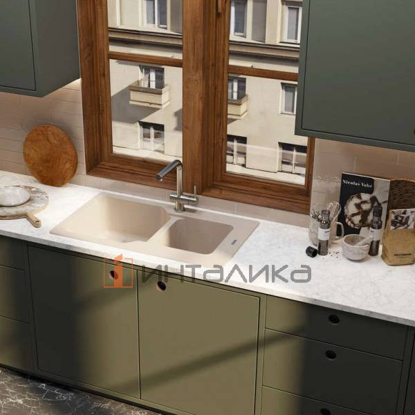 Смеситель Omoikiri KORIYAMA однорычажный, с выдвижным душем, нержавеющая сталь – 3