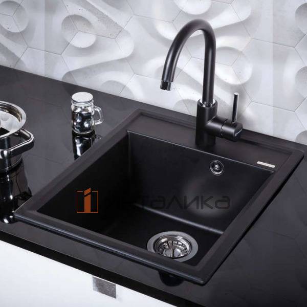 Мойка Omoikiri DAISEN 42 Artgranit, 400, накладная, пастила – 4