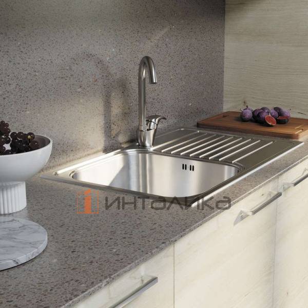 Мойка Omoikiri Kashiogawa 79 нержавеющая сталь, 450, накладная, нержавеющая сталь – 4