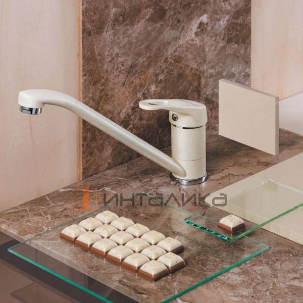 Смеситель Omoikiri KADO однорычажный, хром – 6