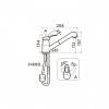 Превью Смеситель Omoikiri TATEYAMA-S однорычажный, с выдвижным шлангом, хром – 2