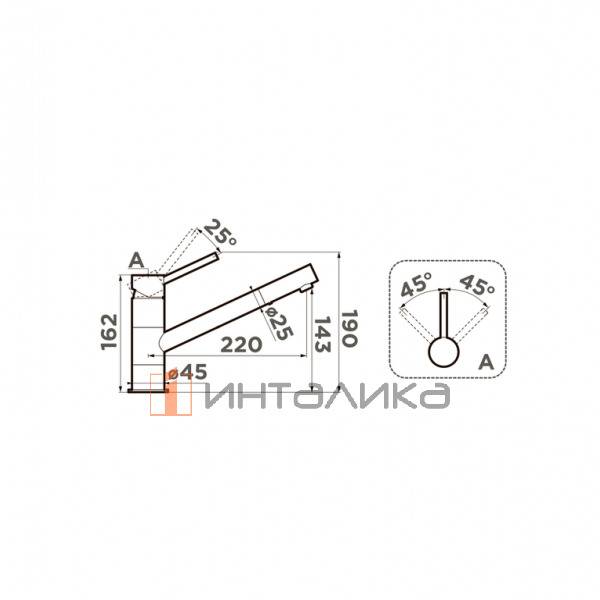 Смеситель Omoikiri AOGASHIMA однорычажный, хром – 2