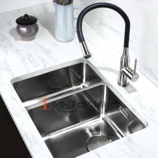 Смеситель Omoikiri YATOMI однорычажный, с гибким шлангом, leningrad grey – 6