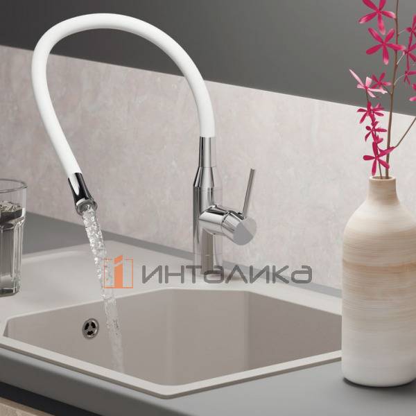 Смеситель Omoikiri YATOMI однорычажный, с гибким шлангом, leningrad grey – 3