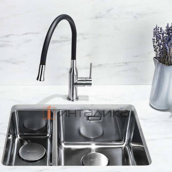 Смеситель Omoikiri YATOMI однорычажный, с гибким шлангом, leningrad grey – 5