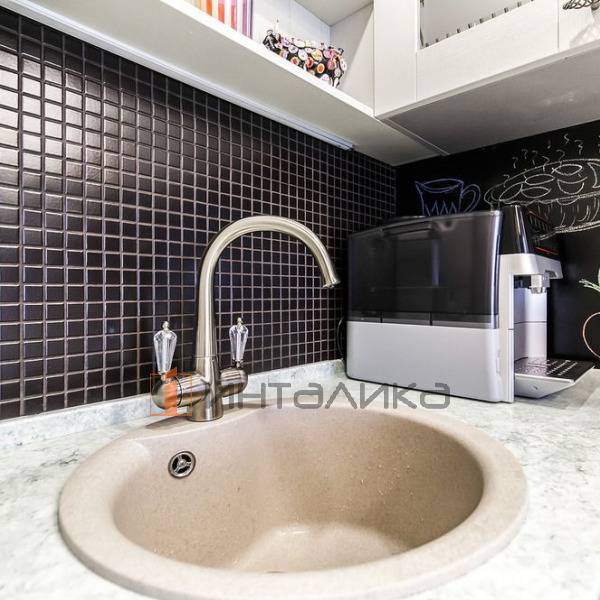 Смеситель Omoikiri OKINAWA 2 двухрычажный, с выводом для питьевой воды, золото | кристаллы Swarovski – 3