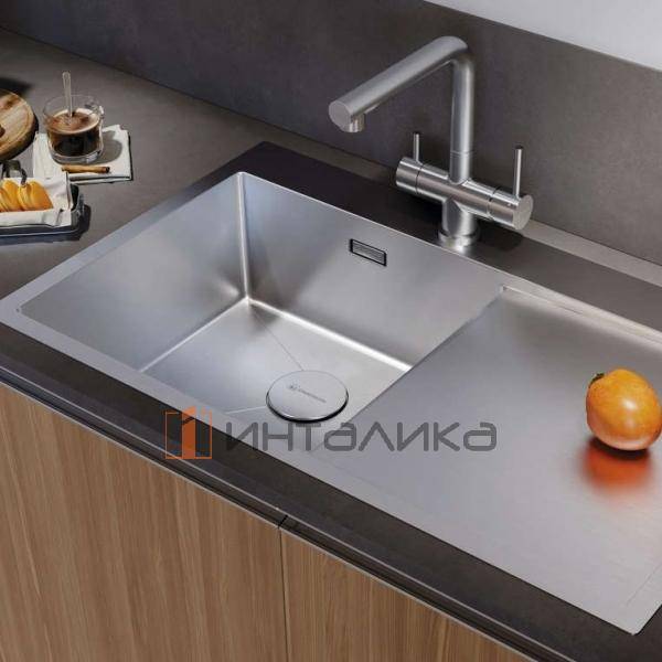 Смеситель Omoikiri TAKAMATSU однорычажный, с выводом питьевой воды, нержавеющая сталь – 4