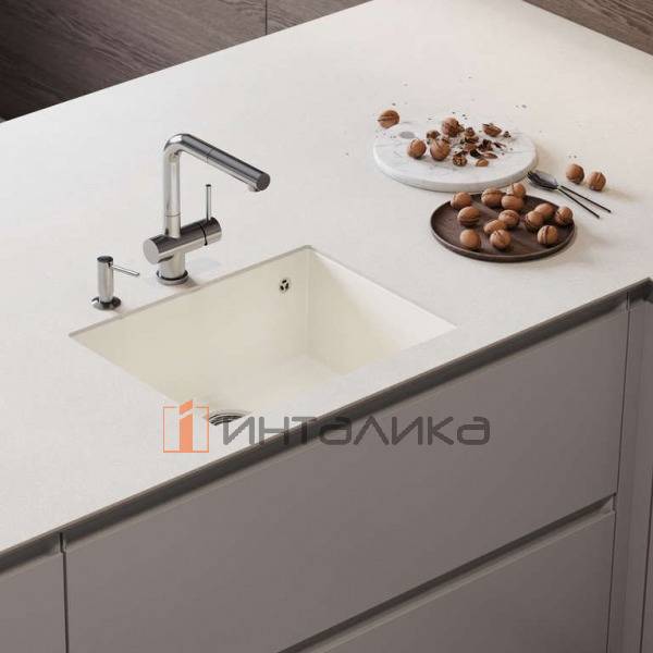 Мойка Omoikiri TEDORI 54-U Tetogranit, 600, под столешницу, черный – 3