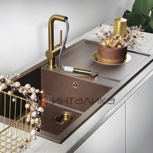 Мойка Omoikiri SUMI 79 Tetogranit, 500, накладная, бежевый – 4